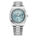 Rolex Day Date Ii 218206 Ice Blue Diamond Platinum 41Mm President Bracelet Men’S Watch