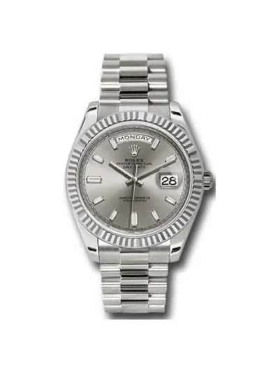 Rolex Oyster Perpetual Day-Date 40Mm White Gold Men’S Watch