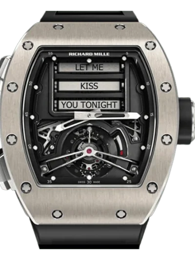 Richard Mille Rm 69 Ti Erotica Manual Winding Tourbillon 50Mm X 42.70Mm Titanium Black Rubber Straps Men’S Watch