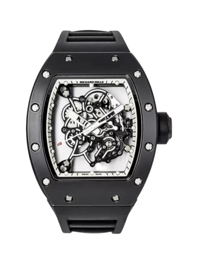 Richard Mille RM 055 Bubba Watson Americas White Drive Ceramic 50mm Skeleton Dial Men’s Watch