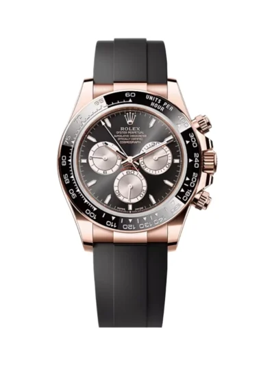 Rolex Cosmograph Daytona 126515LN-0002 Everose Gold Oysterflex Black Dial