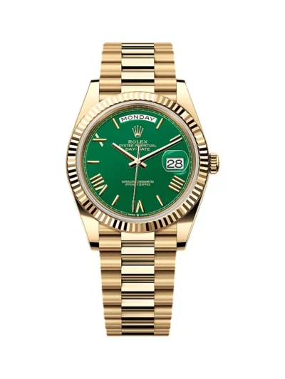 Rolex Day-Date 228238-0061 Yellow Gold 40mm Green Dial