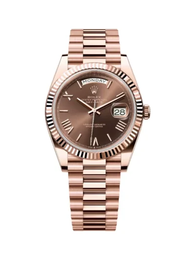 Rolex Day-Date 40 228235 CHORP Rose Gold 40mm Chocolate Dial Men’s Watch