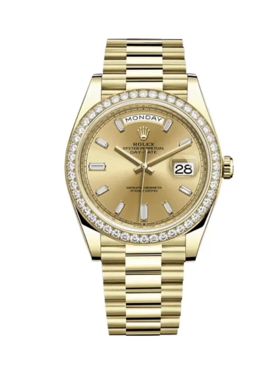 Rolex Day-Date M228348Rbr-0002 Oyster, Yellow Gold And Diamonds