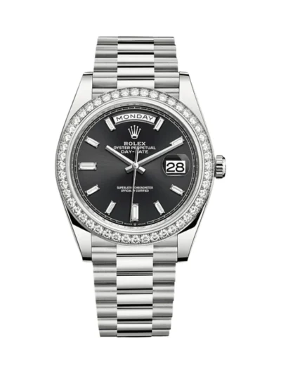 Rolex Day-Date M228349Rbr-0003 Oyster, White Gold And Diamonds