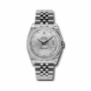 Rolex Datejust Stainless Steel 36Mm Ladies Watch