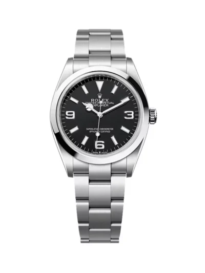 Rolex Explorer 36 124270-0001 Oystersteel Black Dial 36mm Men’S Watch