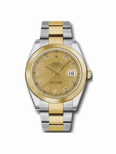 Rolex Oyster Perpetual Datejust 18Kt Yellow Gold & Stainless Steel 41Mm Men’S Watch