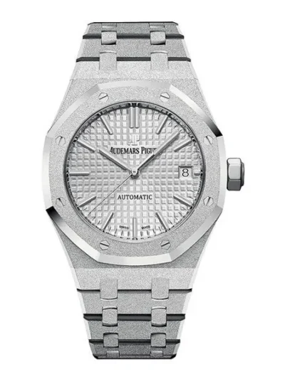 Audemars Piguet Royal Oak Frsoted 37Mm Ladies Watch