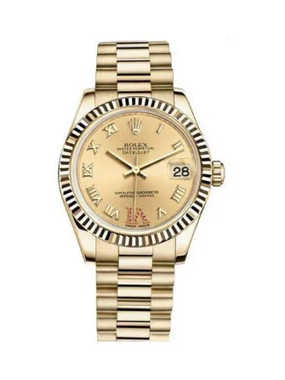 Rolex Datejust 18Kt Yellow Gold 31Mm Ladies Watch