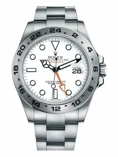 Rolex Explorer Ii 216570 Wh White Dial 42Mm Stainless Steel Oyster Bracelet Men’S Watch