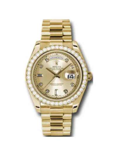 Rolex Oyster Perpetual Day Date Ii 18Kt Yellow Gold 41Mm Men’S Watch