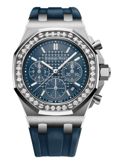 Audemars Piguet Royal 26231St.Zz.D027Ca.01 Oak Offshore Chronograph Blue Dial 37Mm Stainless Steel Ladies Watch