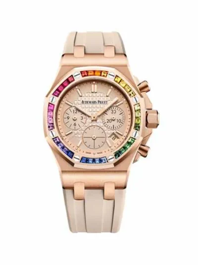 Audemars Piguet Royal Oak Offshore Chronograph 37Mm 18Kt Rose Gold Ladies Watch
