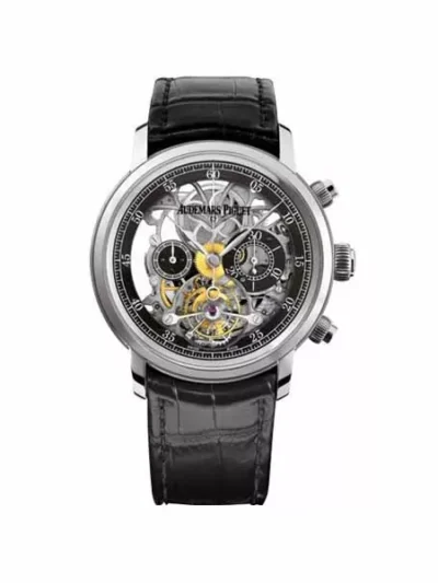 Audemars Piguet Jules Audemars 26346Bc.Oo.D002Cr.02 Tourbillon Chronograph 41Mm 18K White Gold Men’S Watch