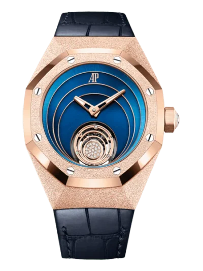 Audemars Piguet Royal Oak Concept Frosted Gold Flying Tourbillon 38.5Mm Ladies Watch