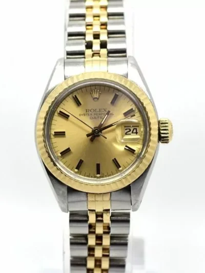 Rolex Oyster Perpetual Date Two Tone Ladies’ Watch