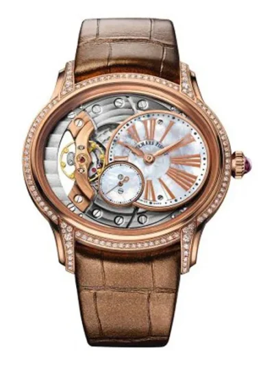 Audemars Piguet Millenary 77247OR.ZZ.A812CR.01 Hand Wound 18Kt Rose Gold 39.5Mm Ladies Watch