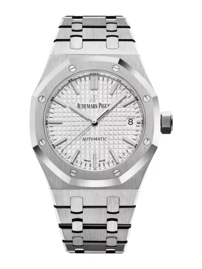 Audemars Piguet Royal Oak 15450St.Oo.1256St.01 Stainless Steel 37Mm Silver Dial Unisex Watch