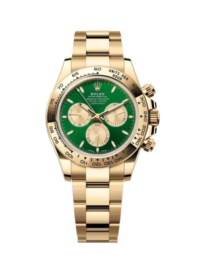 Rolex Daytona Yellow Gold Cosmograph John Mayer 2.0 Oyster Perpetual Green Dial 40mm Men’s Watch