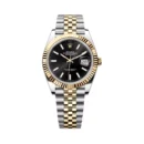 Rolex Datejust 126333-0014 Oystersteel 18Kt Yellow Gold 41mm Black Index Dial Men’s Watch