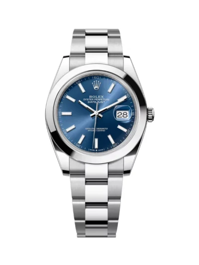 Rolex Datejust m126300-0001 Oyster Perpetual Stainless Steel 41Mm Blue Dial Men’s Watch