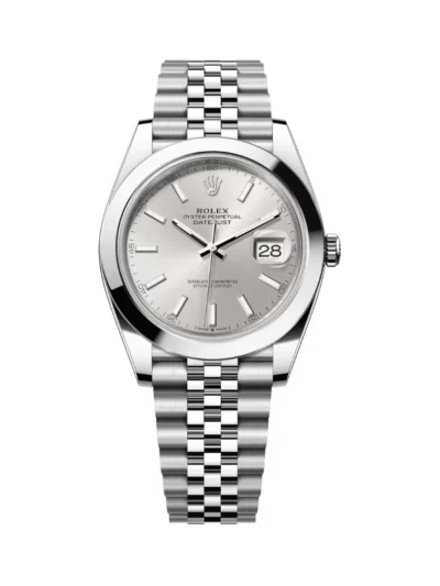 Rolex Datejust m126300-0004 Oyster Perpetual 41Mm Silver Dial Mens Watch