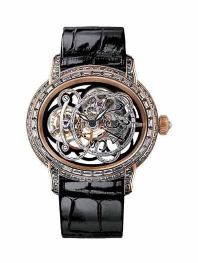 Audemars Piguet Millenary Onyx Skeleton Dial 45Mm 18K Rose Gold Men’S Watch